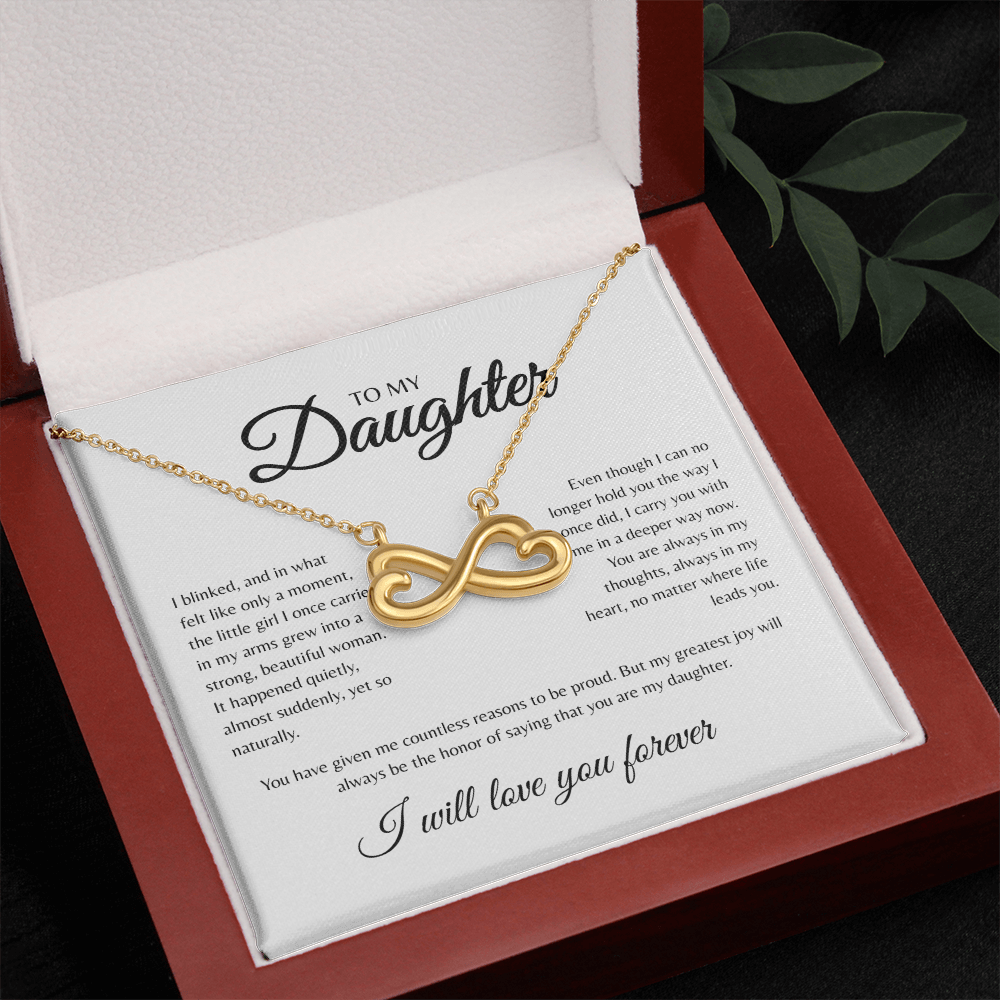 To My Daughter | I Blinked | Endless Love Necklace