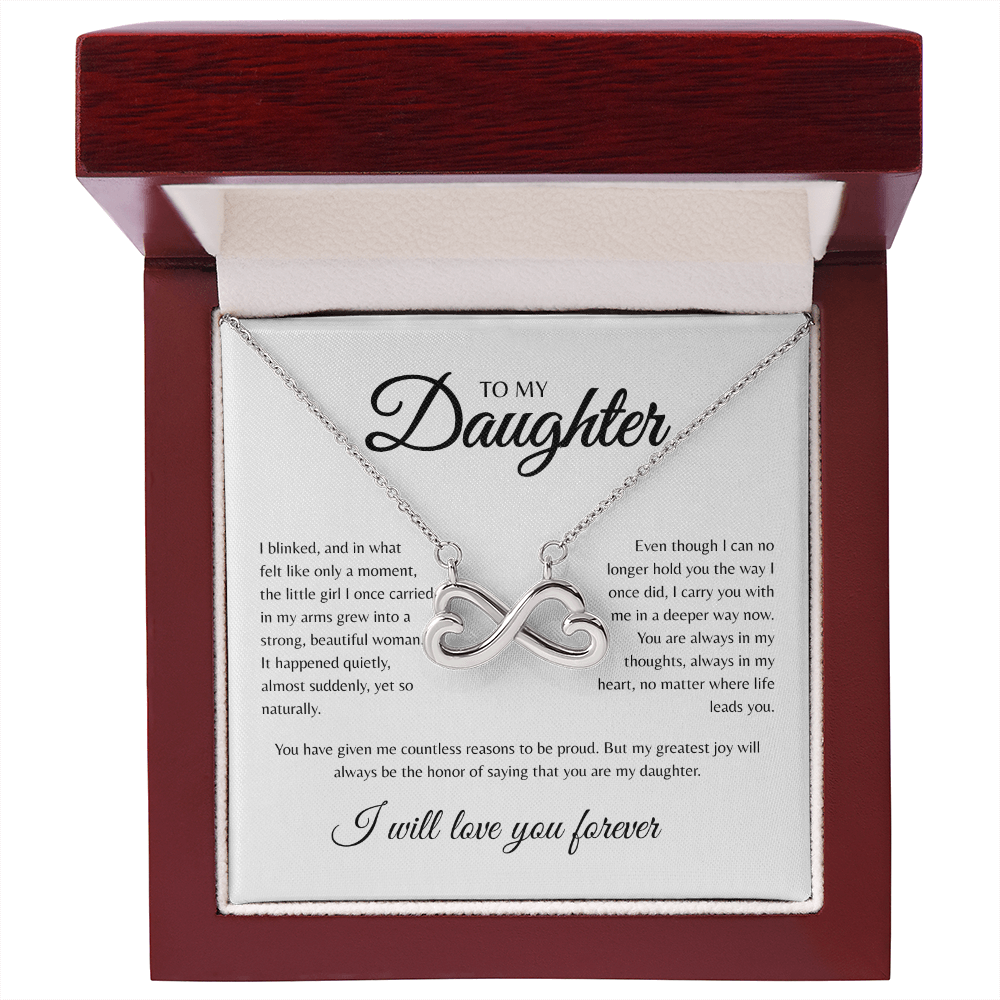 To My Daughter | I Blinked | Endless Love Necklace