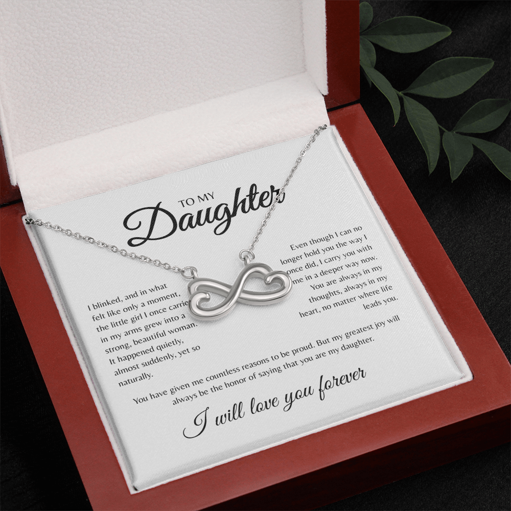 To My Daughter | I Blinked | Endless Love Necklace