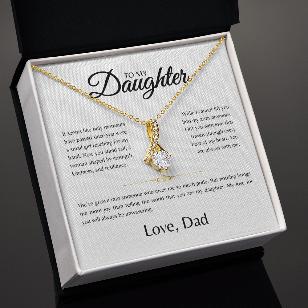 To My Daughter | It Seems Like Only Moments | Alluring Beauty Necklace