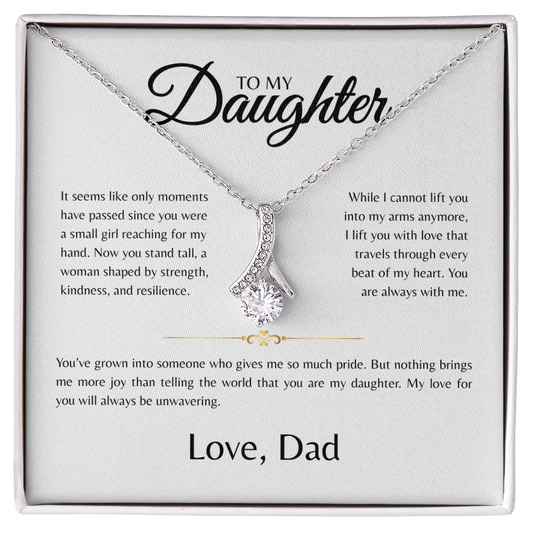 To My Daughter | It Seems Like Only Moments | Alluring Beauty Necklace