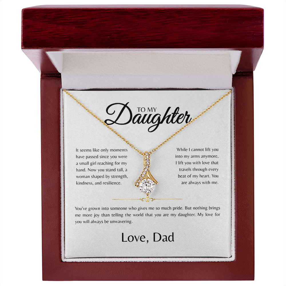 To My Daughter | It Seems Like Only Moments | Alluring Beauty Necklace
