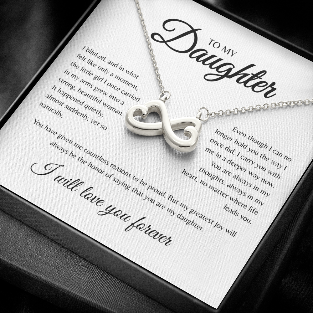 To My Daughter | I Blinked | Endless Love Necklace