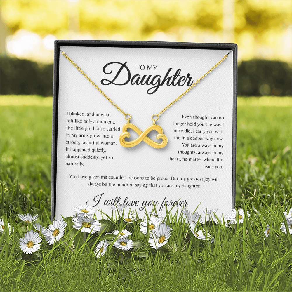 To My Daughter | I Blinked | Endless Love Necklace