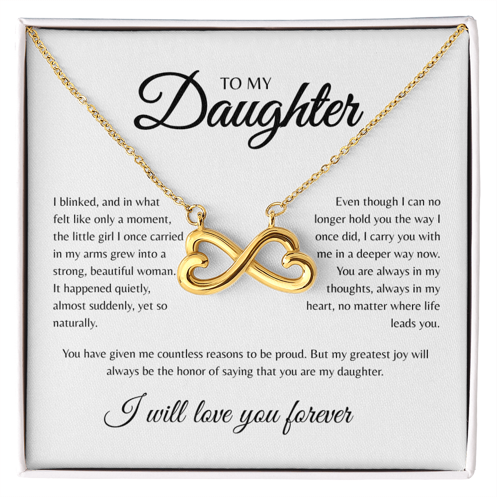 To My Daughter | I Blinked | Endless Love Necklace