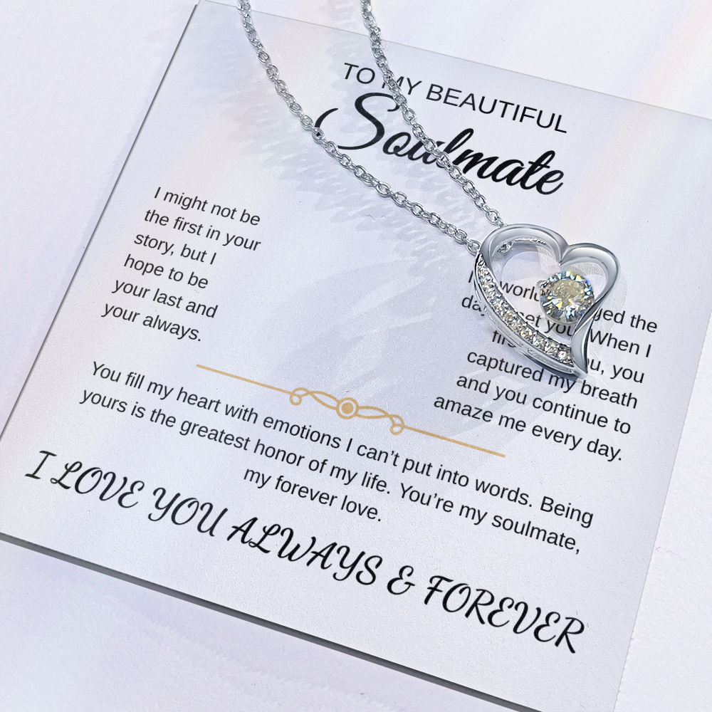 To My Beautiful Soulmate | Forever Love Necklace